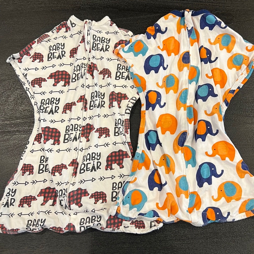 Set of 2! Infant Sleep Sacks, 3-6 months